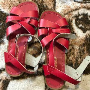 Red Salt Water sandals